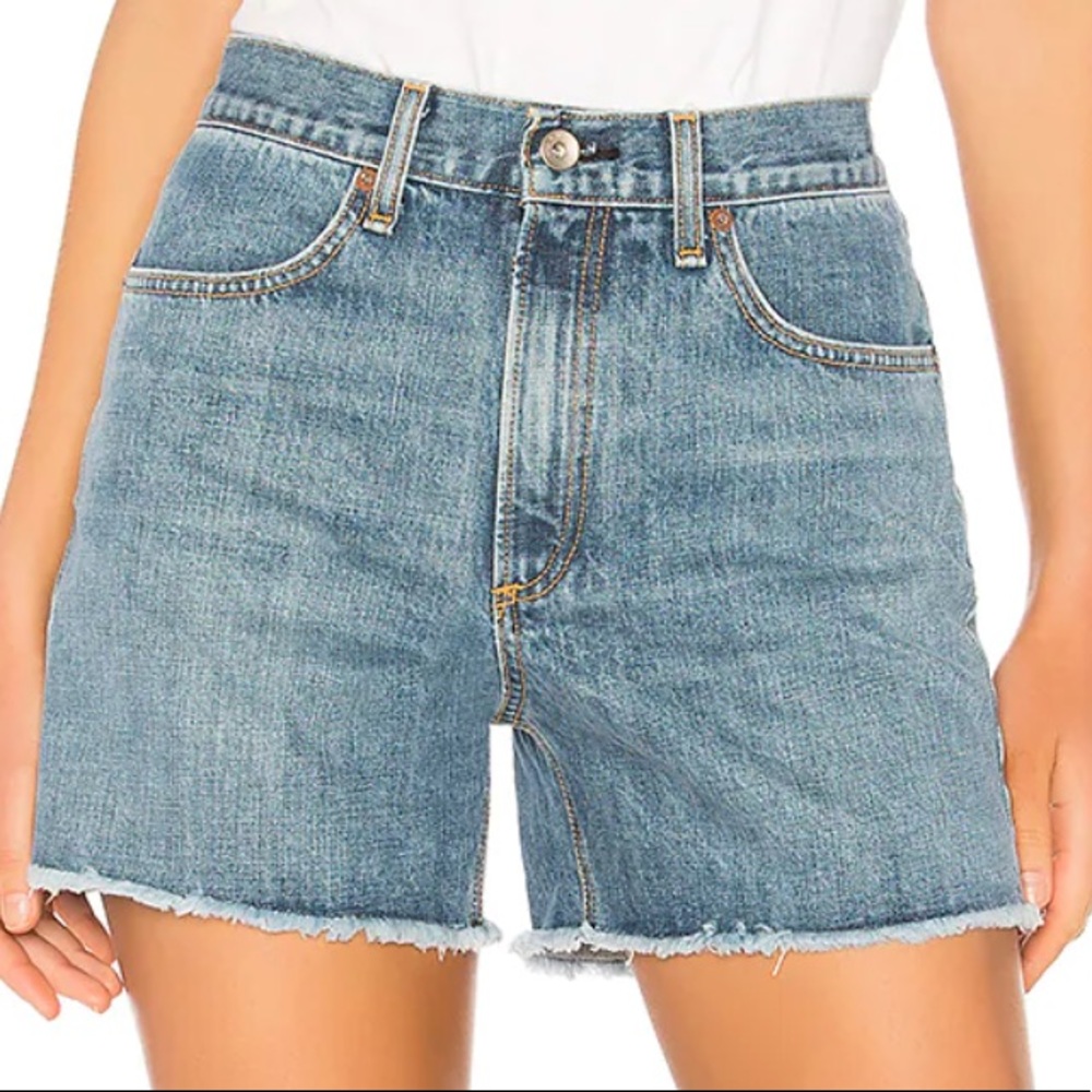 Rag & Bone Torti High Waist Denim Shorts, Size 26